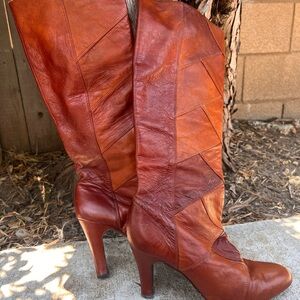 Vintage Frye Tall-High Boots Leather